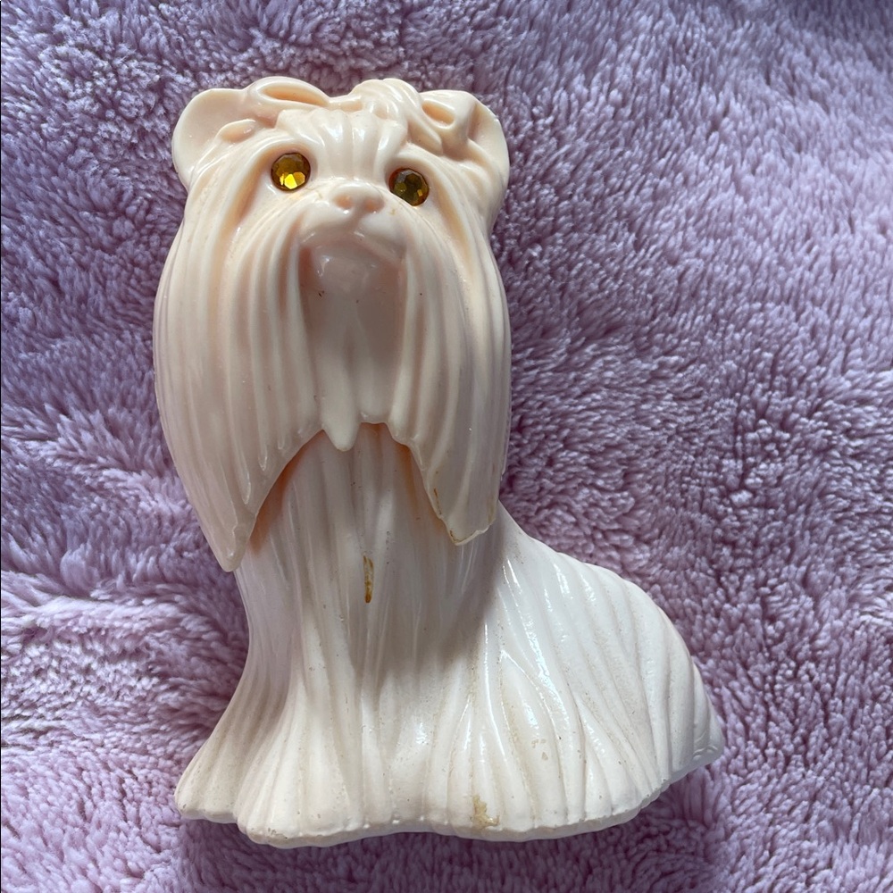 Avon, Princess parfume, Decorative Figurine Yorkie dog, vintage - Picture 8 of 9